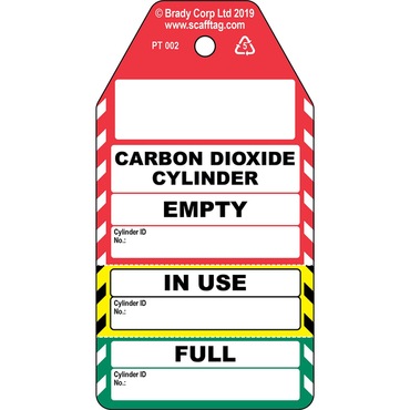 Carbon Dioxide Cylinder-Anhänger, dreiteilig